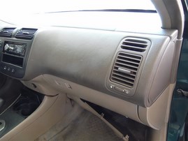 2002 Honda Civic EX Green Sedan 1.7L Vtec AT #A24925